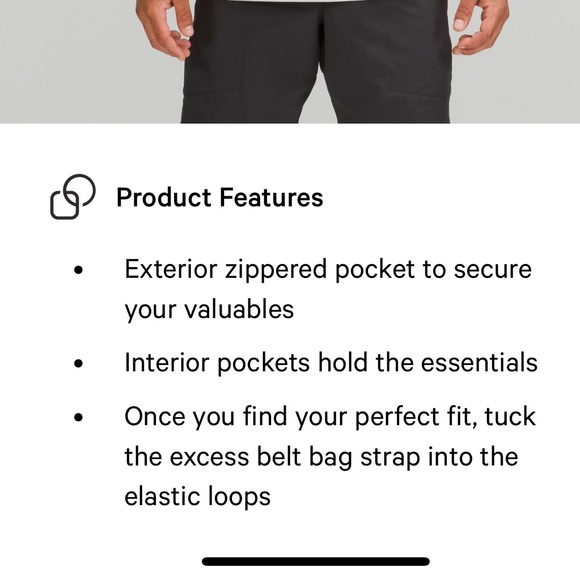 Lululemon fleece Everywhere Belt Bag in Burnt Caramel - Picture 8 of 8